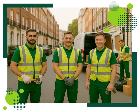 Professional rubbish removal service in East Marylebone