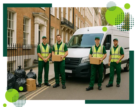 Professional rubbish removal service in Harley Street