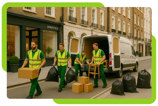 eco-friendly rubbish removal services in East Mayfair