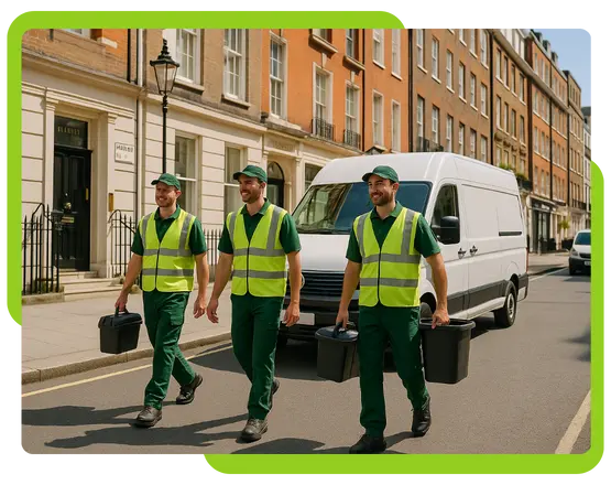 eco-friendly rubbish removal services in Harley Street