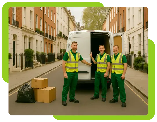 eco-friendly rubbish removal services in North Mayfair