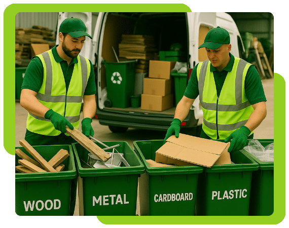 professional rubbish removal team in Chiswick W4