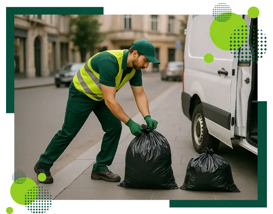 Affordable rubbish removal service in Palmers Green