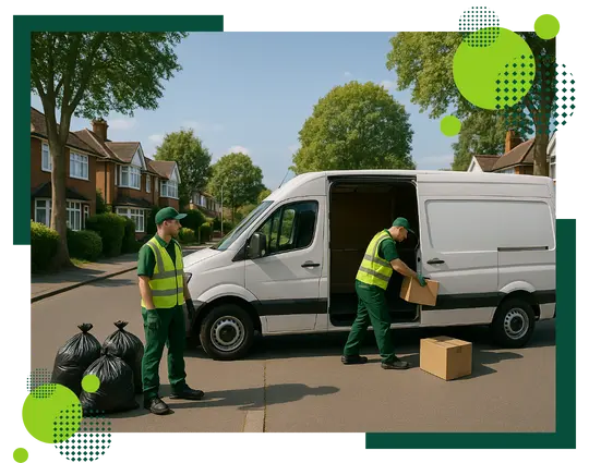 Professional rubbish removal service in Finchley