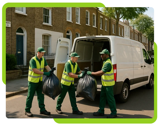 eco-friendly rubbish removal services in Finsbury Park