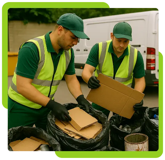 eco-friendly rubbish removal services in Harley Street