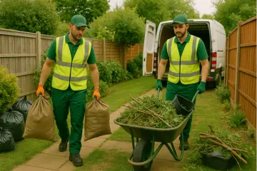 garden waste removal in New Southgate